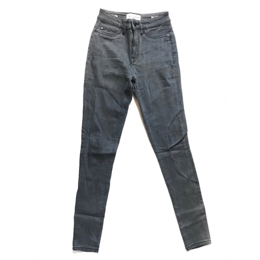 DL1961 JAxDL Trimtone Dark Gray Skinny Jeans 24